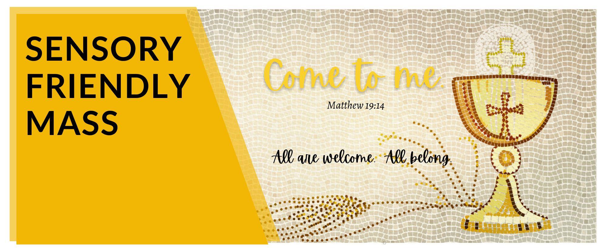 Sensory Friendly Mass Banner add Church Name