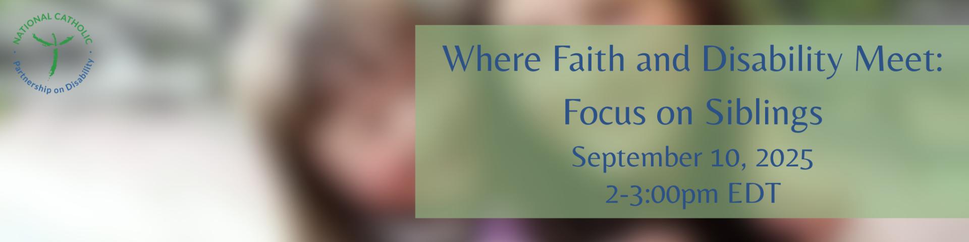 Where Faith and Disability Meet