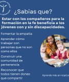 Estar con los compañeros para la formación en la fe beneficia a los jóvenes con y sin discapacidades.